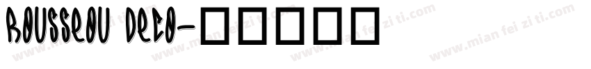 Rousseou Deco字体转换